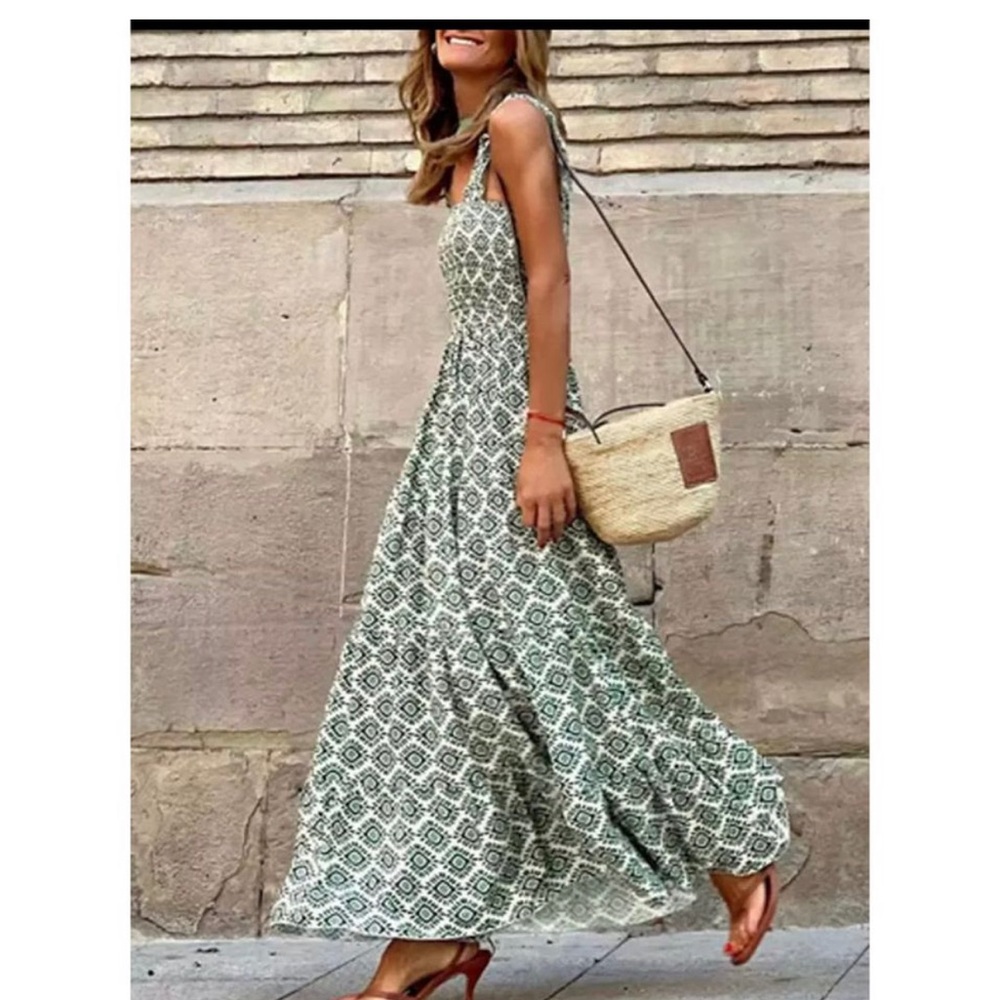 Smocked Maxi Dress